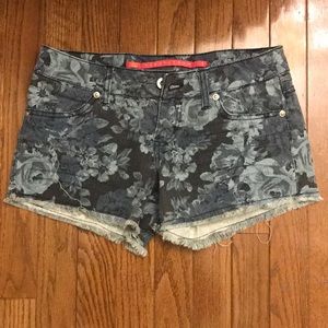 Delia's Blue Floral Shorts